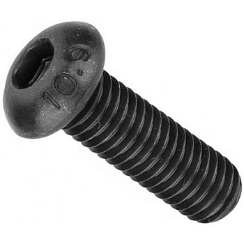 Винт 2х8 с полукруглой головкой и внутренним шестигранником DIN 7380 прочность 10.9